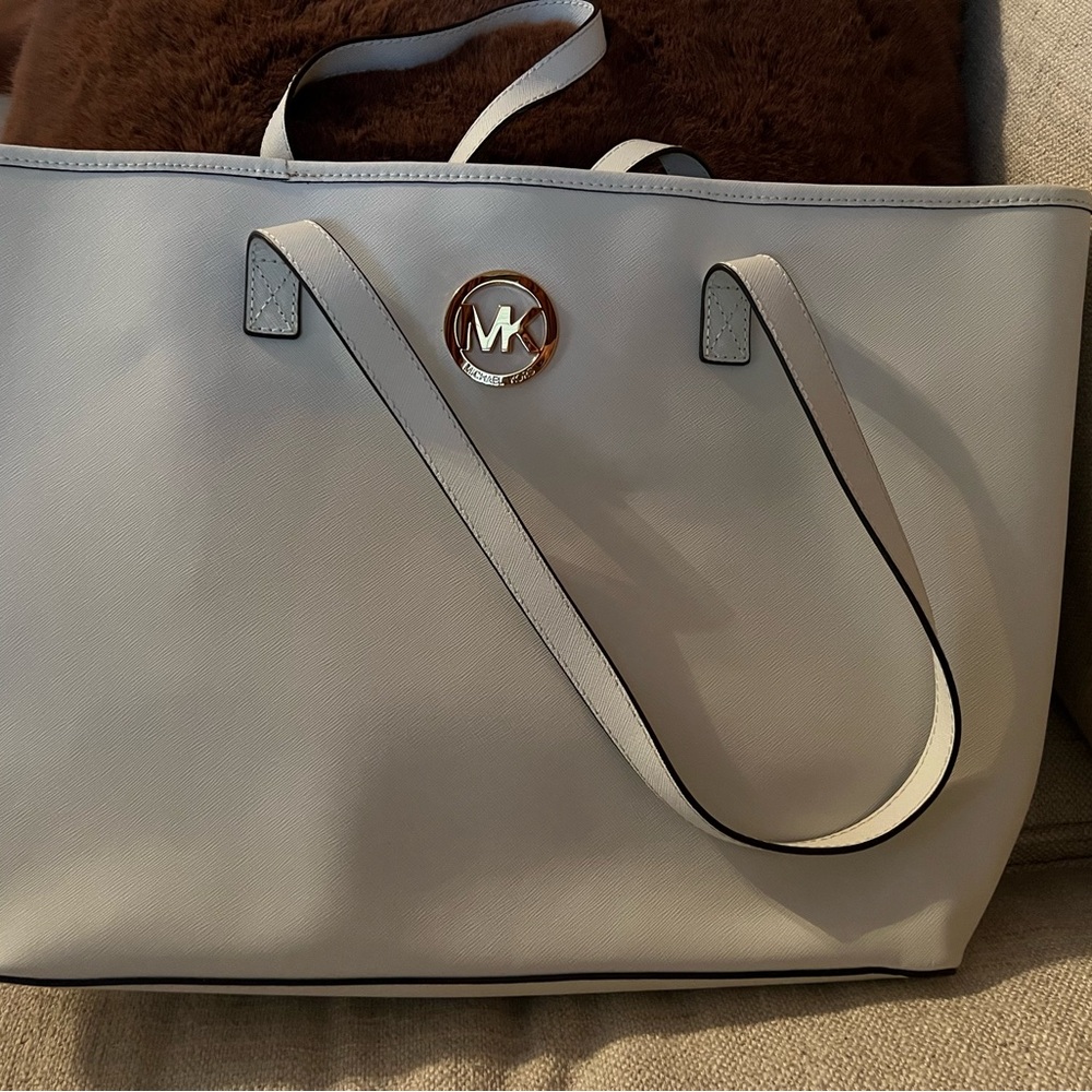 Michael Kors white  Tote Bag